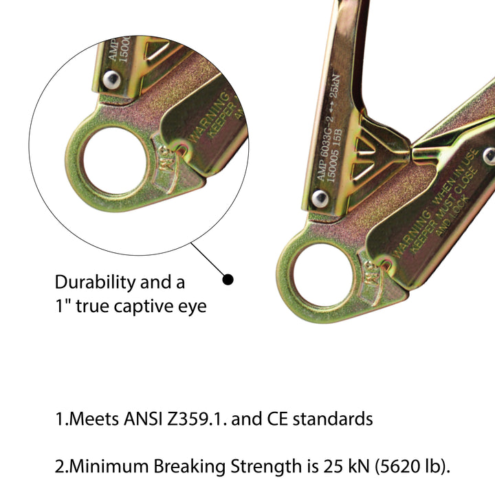 alloy steel rebar safety hook with HS locking system