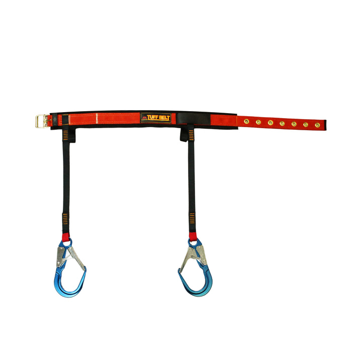 ANSI-rated safety belt for tower climbing and scaffolding