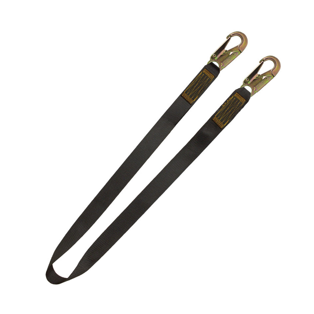 6ft fixed restraint lanyard with dual snap hooks for OSHA compliance