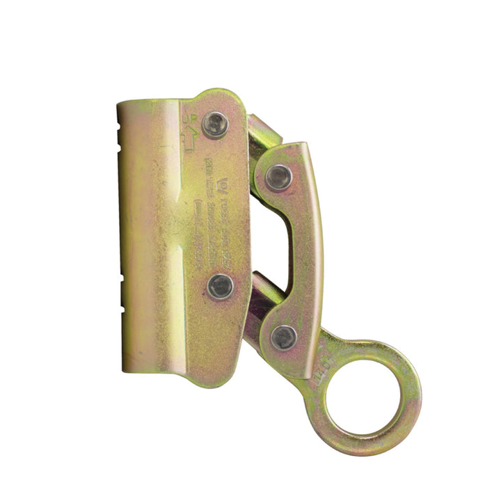 steel rope grab device for fall arrest and lifeline positioning