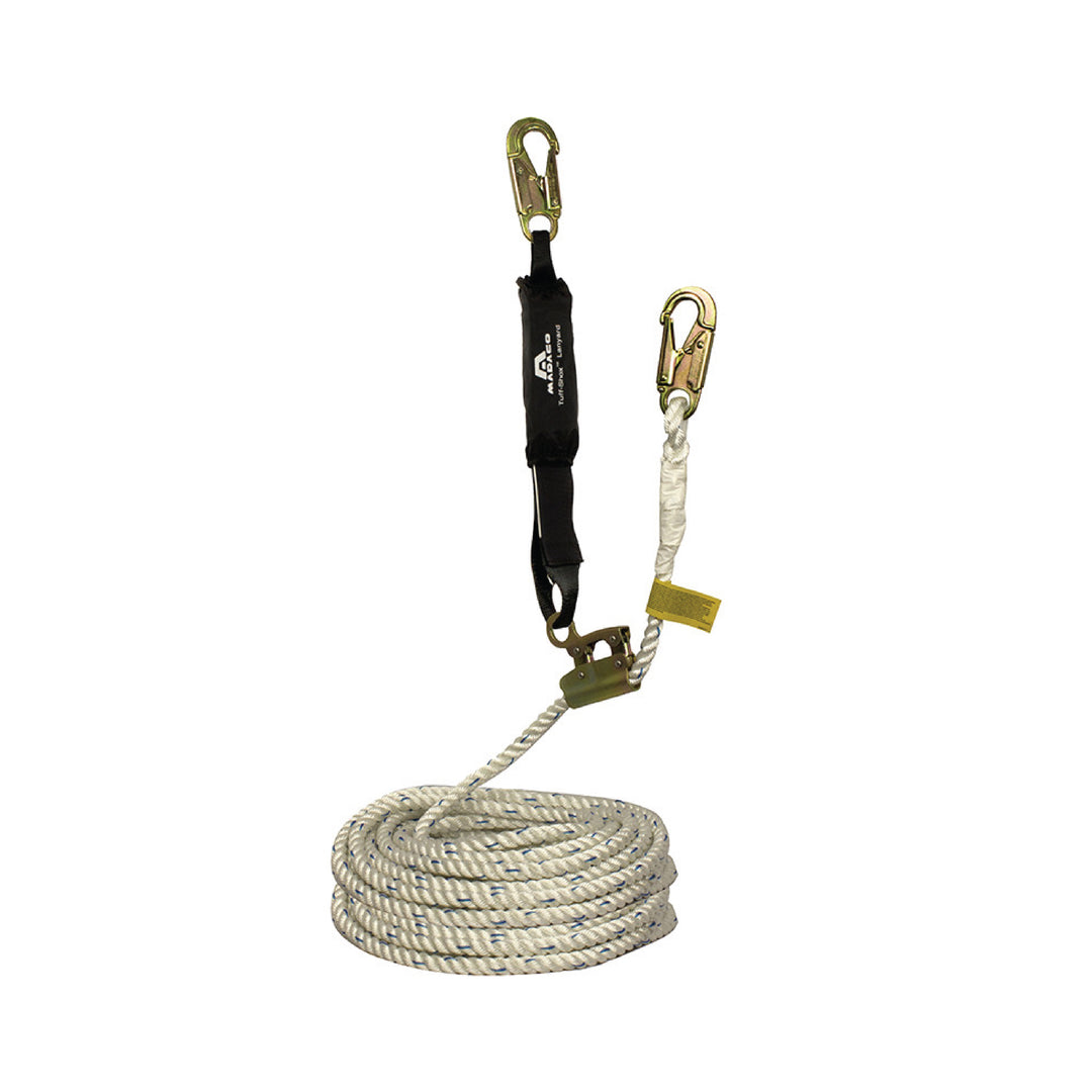 ANSI Z359 lifeline rope kit for roofing and vertical safety