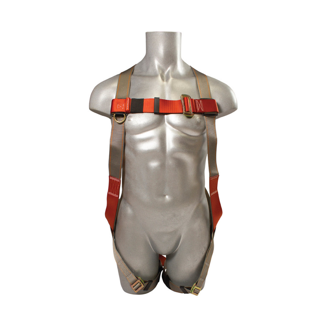 feather-lite 3 point contractor full body harness osha compliant