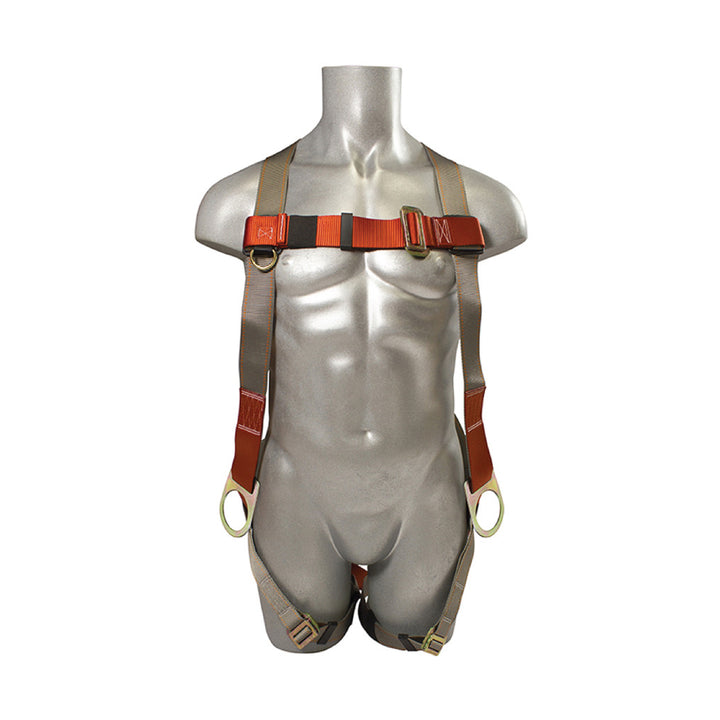 feather-lite fuego 3 point full body safety harness for osha compliance