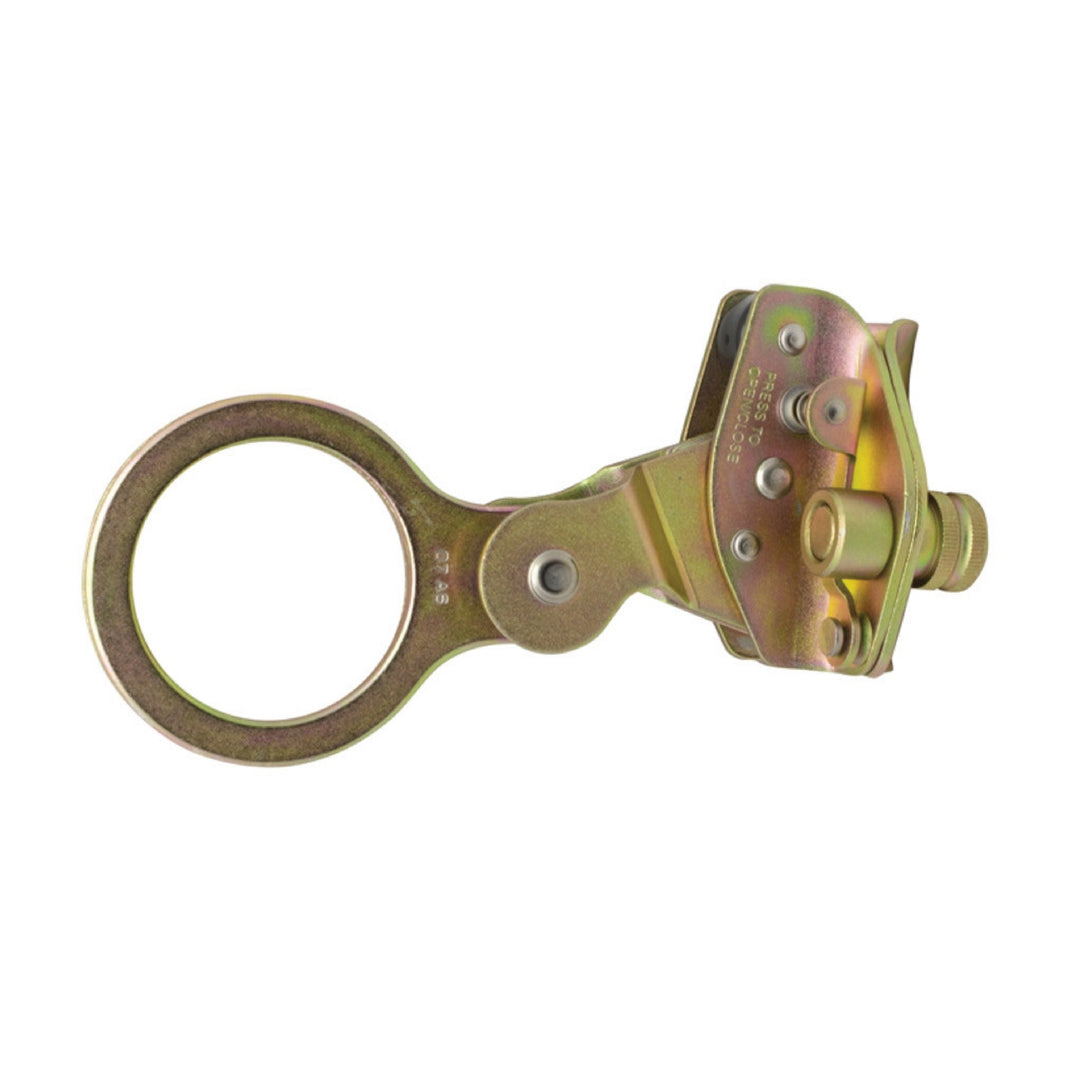manual rope grab with O-ring for 1/2"–5/8" lifeline rope