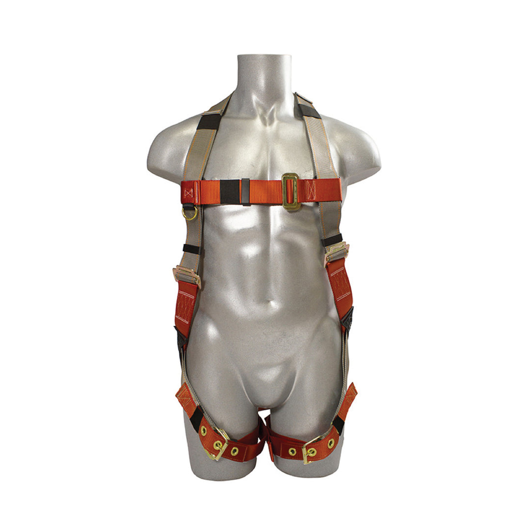 Pro-Tuff 5-Point Compliant Full Body Harness - Orange