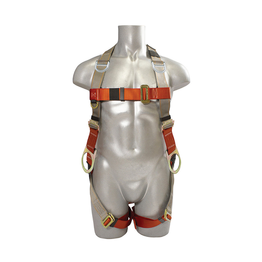 Pro-Tuff 5-Point Resilient RT Full Body Harness -  Orange