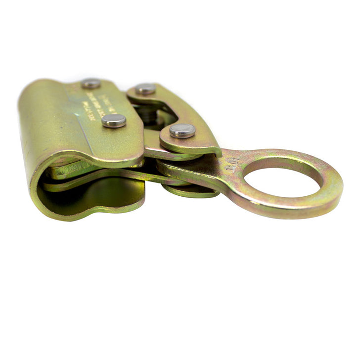 steel rope grab device for fall arrest and lifeline positioning