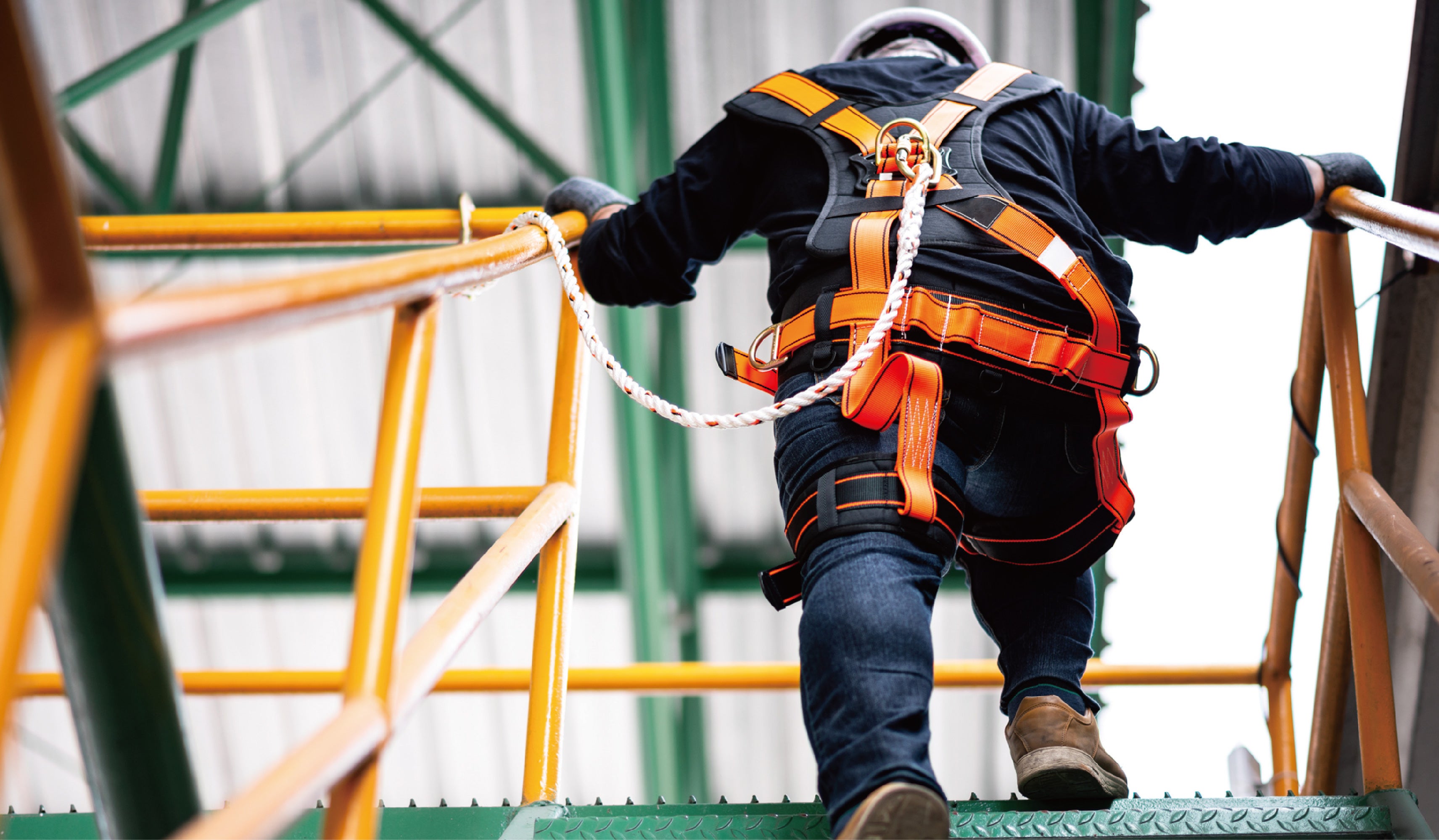 Stay OSHA Compliant: Ladders and Roof Fall Protection Kits | Madaco ...