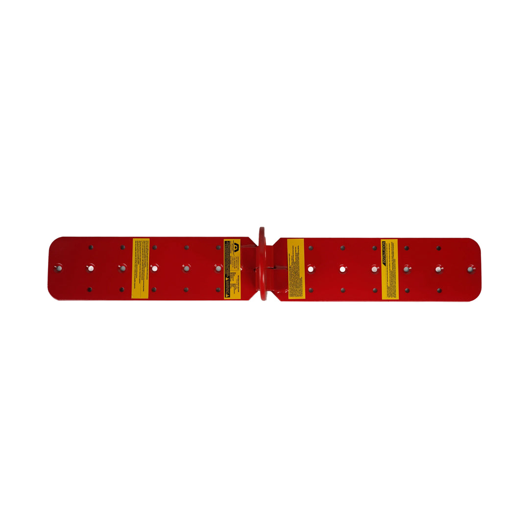 M8-1036 Reusable Roof Anchor – Red D-Ring Anchor, 5,000 lb Rated, ANSI Z359 Compliant