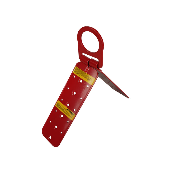M8-1036 Reusable Roof Anchor – Red D-Ring Anchor, 5,000 lb Rated, ANSI Z359 Compliant