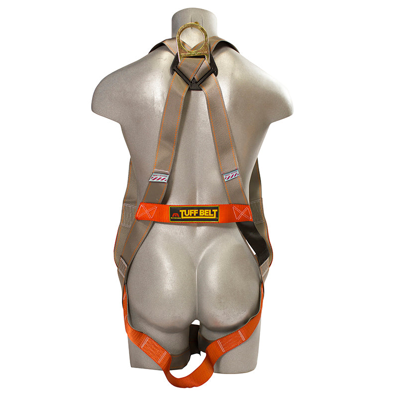 Feather-Lite Contractor 3-Point Full Body Safety Harness – Lightweight OSHA/ANSI Compliant