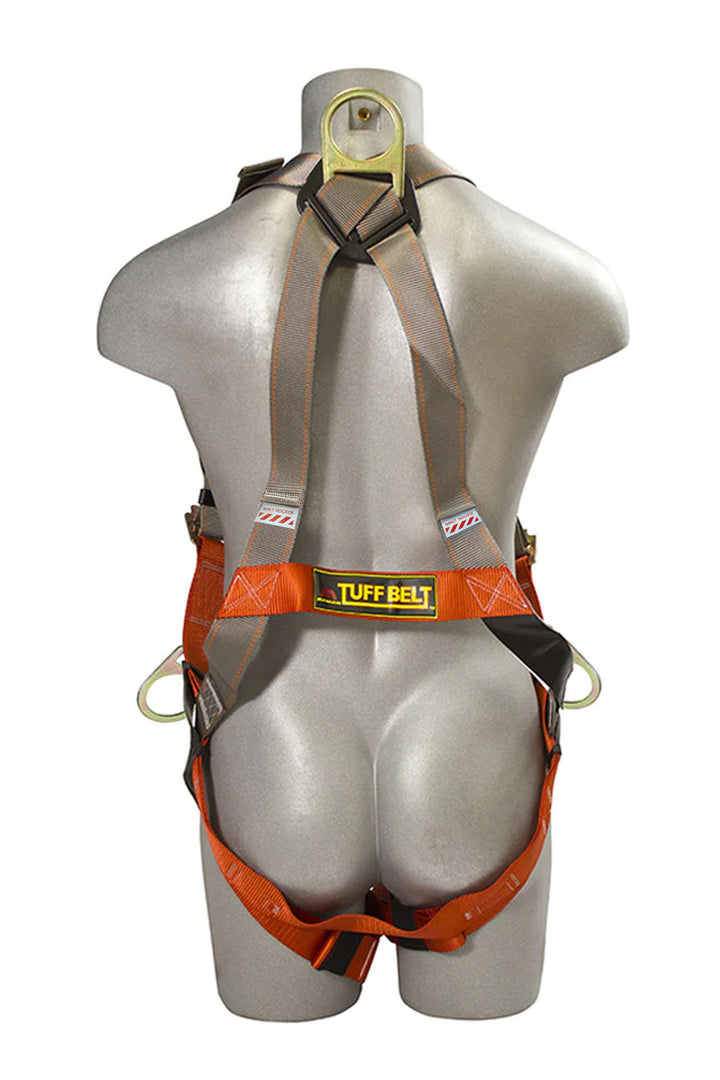 5-Point Adjustable Full Body Harness Combo Kit / C-TB205D+33-3+NB-ORG