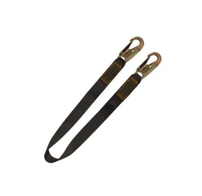 Safety Harness + Restraint Lanyard 4ft Combo for High Reach Equipment / C-TB205A+L-613-33-4-BLU