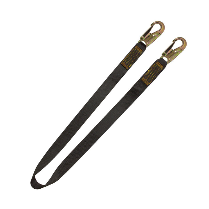 6ft fixed restraint lanyard with dual snap hooks for OSHA compliance