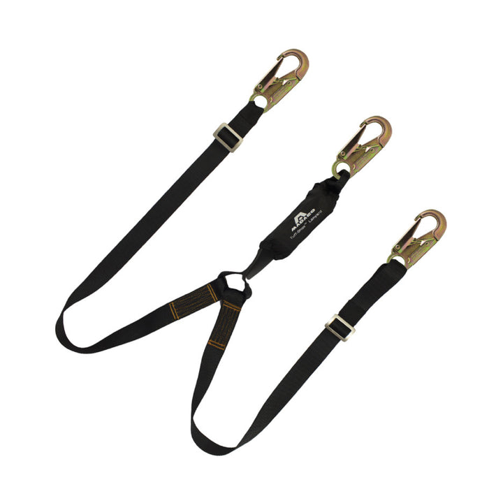 adjustable ANSI Z359 safety lanyard handmade in the USA